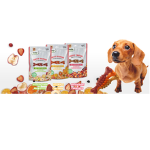 Load image into Gallery viewer, Dentalight 9534 Dent Fresh 3" 360° Toothbrush Sweet Apple 18 pieces Dog Dental Chews - Dogs And The City Online