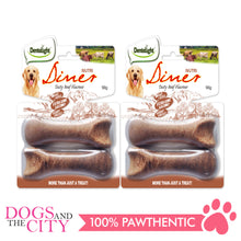 Load image into Gallery viewer, Dentalight 8278 4.5" Nutri Diner Tasty Beef Dog Bone 2pcs 90g (2 Packs) - All Goodies for Your Pet