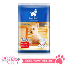 Load image into Gallery viewer, Pet Soft Disposable Diaper XXS 12's - Dogs And The City Online