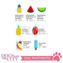 Load image into Gallery viewer, PAWISE 14432 Dog Summer Cooling Watermelon w/Squeaker Freezable Pet Toy 10x9cm