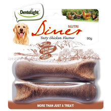 Load image into Gallery viewer, Dentalight 8261 4.5" Nutri Diner Tasty Chicken 2pcs 90g (2 packs) - All Goodies for Your Pet