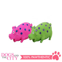 Load image into Gallery viewer, Pawise 14039 Latex Polka Pig Dog Toy 1pc 18x9x7.5cm - All Goodies for Your Pet