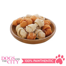 Load image into Gallery viewer, PETIO W14025  Dental Air in Gum Ball Chicken &amp; Milk Grain Free 14pcs Dog Treats - Dogs And The City Online