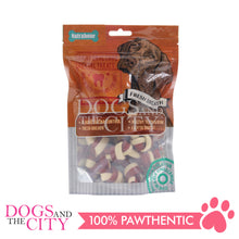 Load image into Gallery viewer, KIND REWARDS 9633 Bare Bones Knotted 2" Chicken Flavor 100% Rawhide Free With Real Chicken Treats Inside Small Dog Treats 264g