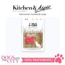 Load image into Gallery viewer, VET'S LABO 16963 Kitchen &amp; Aspic Cats Tuna and Sea Bream Flakes Japanese Jelly Cat Food 40g