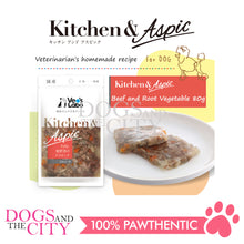 Load image into Gallery viewer, VET'S LABO 16961 Kitchen &amp; Aspic Dog Beef and Root Vegetables Japanese Jelly Dog Food 80g