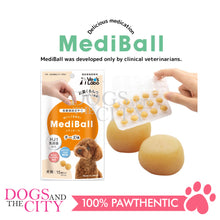 Load image into Gallery viewer, VET'S LABO 16772 Japanese Medi Ball for Dog Cheese Flavor Treat 15pcs 20g