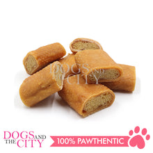 Load image into Gallery viewer, PETTO BAKE ARTISAN DOG TREATS Puffed Dental Cookie Wraps with Chicken 100g - Dogs And The City Online