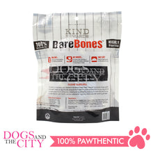 Load image into Gallery viewer, KIND REWARDS 9633 Bare Bones Knotted 2" Chicken Flavor 100% Rawhide Free With Real Chicken Treats Inside Small Dog Treats 264g