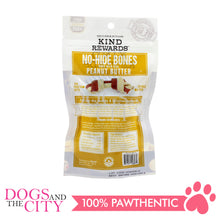 Load image into Gallery viewer, KIND REWARDS 9897-24 No Hide Bones Peanut Butter 4" 100% Rawhide Free With Real Peanut Butter Inside Medium 66g - Dogs And The City Online