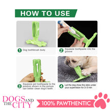 Load image into Gallery viewer, DGZ Molar Natural Rubber Toothbrush Chew Toy Small for Dog 10x7cm - Dogs And The City Online