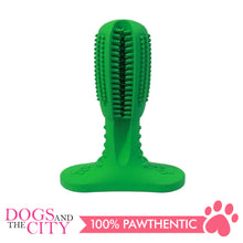 Load image into Gallery viewer, DGZ Molar Natural Rubber Toothbrush Chew Toy Small for Dog 10x7cm - Dogs And The City Online
