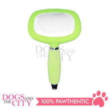Load image into Gallery viewer, DGZ LG321 Pet Large Slicker and Grooming Brush with Silicone handle 13cm for Dog and Cat - Dogs And The City Online