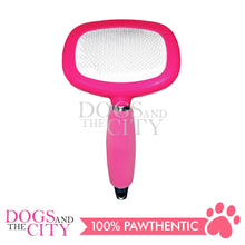 Load image into Gallery viewer, DGZ LG321 Pet Large Slicker and Grooming Brush with Silicone handle 13cm for Dog and Cat - Dogs And The City Online