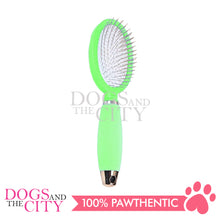 Load image into Gallery viewer, DGZ LG328 Single Brush with Silicone Handle SMALL for Dog and Cat 10CM - Dogs And The City Online