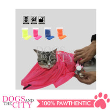 Load image into Gallery viewer, JX Cat Grooming Bag Mesh Pet No Scratching Biting Restraint Bath Bags For Bathing Nail Trimming Injecting Examing - Dogs And The City Online