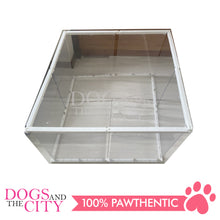 Load image into Gallery viewer, M-BABY Patented Transparent Modern ACRYLIC Pet Playpen Portable Model 66CM high 8 Panels for Dog and Cat