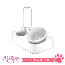 Load image into Gallery viewer, MRCT Automatic Pets Water Feeder with Rotating Tilted Cat/Dog Bowl Small 25x24.5x13.9cm - Dogs And The City Online