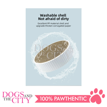 Load image into Gallery viewer, MRCT Compass Pet Scratcher XL White 460*460*100mm - Dogs And The City Online