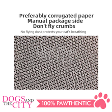 Load image into Gallery viewer, MRCT Compass Pets Corrugated Cat Scratch Replacement Pad Scratcher Inner Core XL 46x46x10cm
