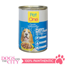 Load image into Gallery viewer, PET ONE Puppy Wet Food in Can 405g (3 cans) - Dogs And The City Online