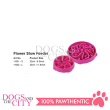 Load image into Gallery viewer, PAWISE 11092 Dog Cat Flower Slow Feeder Interactive Pet Bowl - Large 30cm