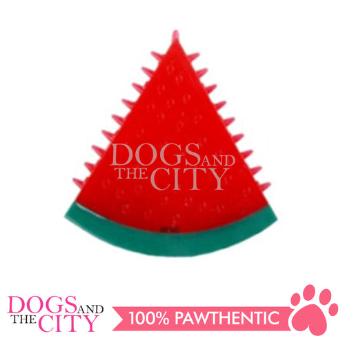 PAWISE 14432 Dog Summer Cooling Watermelon w/Squeaker Freezable Pet Toy 10x9cm