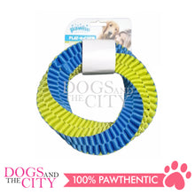 Load image into Gallery viewer, PAWISE 14843 Nylon Braided Donut Dog Toy Play and Chew Large 20cm - Dogs And The City Online