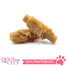 Load image into Gallery viewer, OL ROY WM01 No Hide Chicken Wraps Mini Sticks Peanut Butter Flavor 100% Rawhide Free Dog Treats 250g - Dogs And The City Online