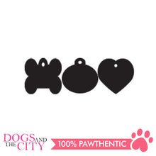 Load image into Gallery viewer, Personalized Pet Tags Heart Shape Small 25x25mm - All Goodies for Your Pet