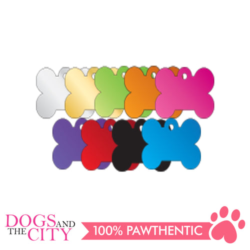 Personalized Pet Tags Bone Shape Small 29x18mm - All Goodies for Your Pet