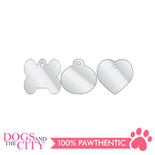 Load image into Gallery viewer, Personalized Pet Tags Heart Shape Small 25x25mm - All Goodies for Your Pet