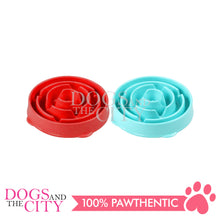 Load image into Gallery viewer, PAWISE 11094 Dog Droplet Slow Feeder Interactive Pet Bowl - Large 30cm - Dogs And The City Online