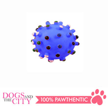 Load image into Gallery viewer, Pawise 14142 Vinyl Dog Toy Spiky Dot Ball Medium 8cm - All Goodies for Your Pet