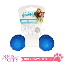 Load image into Gallery viewer, PAWISE 14731 Dura-Rubber Dumbell w/Bell 4.5inches